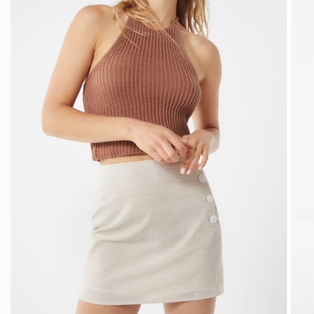 Urban Outfitters Gingham Mini Skirt